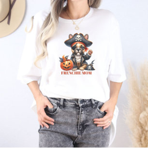 Bulldog Francês Pirata Halloween Frenchie Mãe