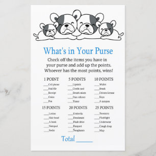 Bulldog O que há no seu chá de fraldas