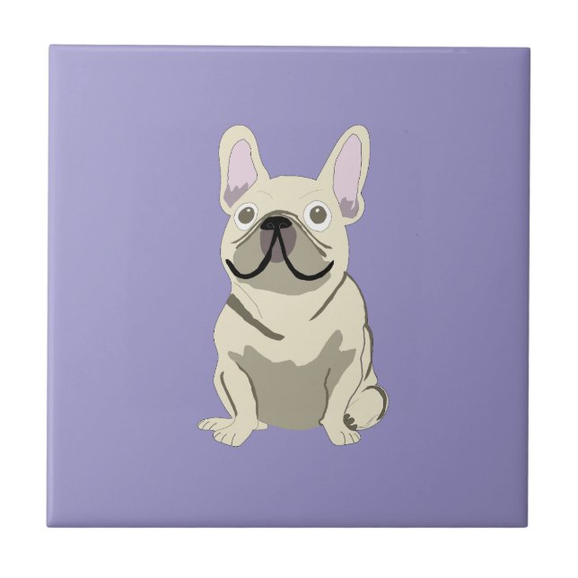 Bulldogue Francês Creme,  (Frente)