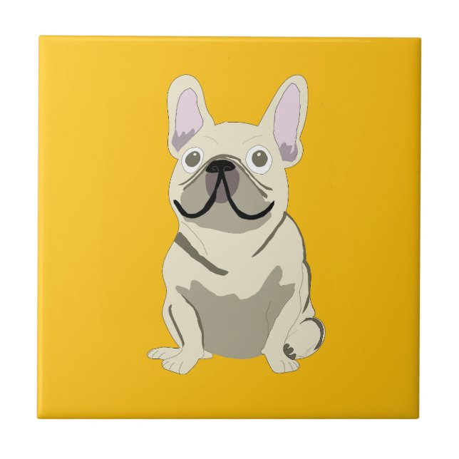 Bulldogue Francês Creme (Frente)