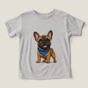 Bulldogue francês estilo desenho animado
