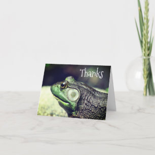 Bullfrod pensa Cartões de agradecimentos natural