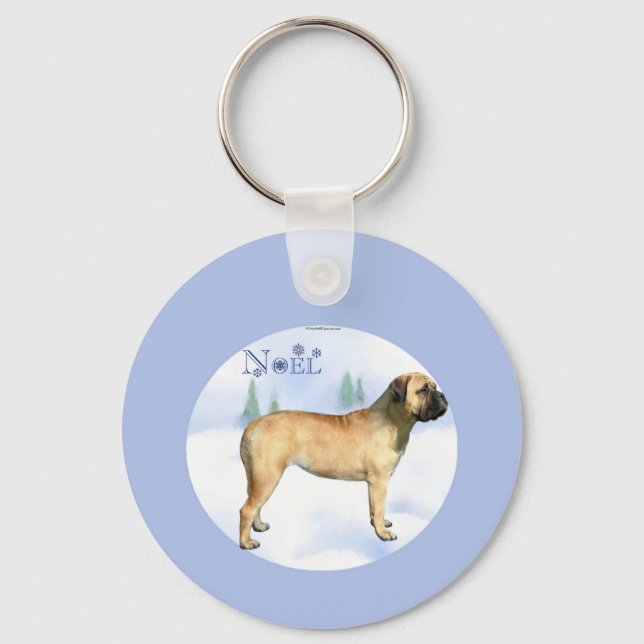 Bullmastiff Noel Chaveiro (Frente)