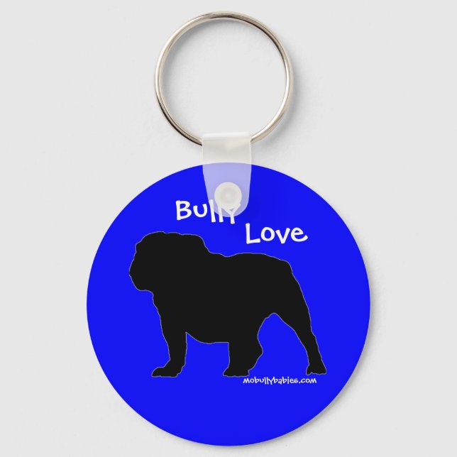 Bully Love Bulddog chaveiro (Frente)