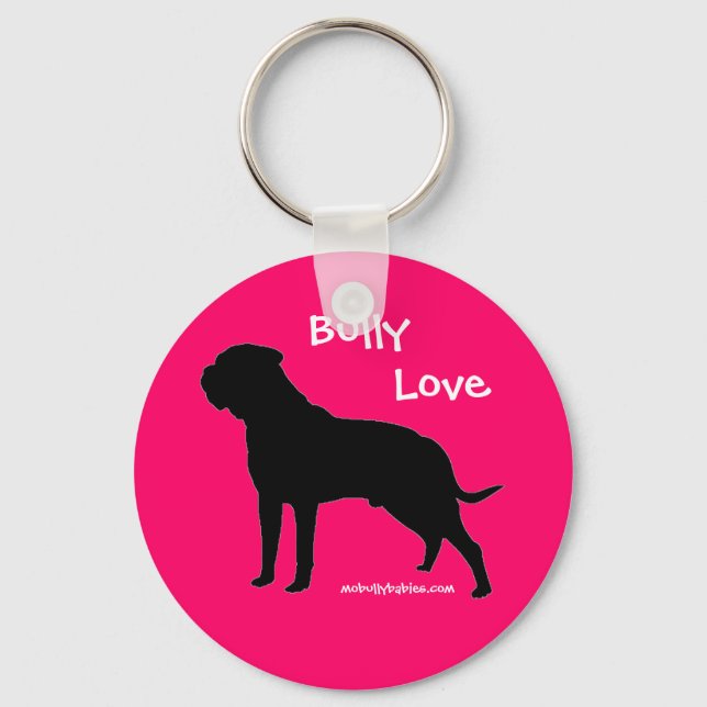 Bully Love Bulmastiff chaveiro (Frente)