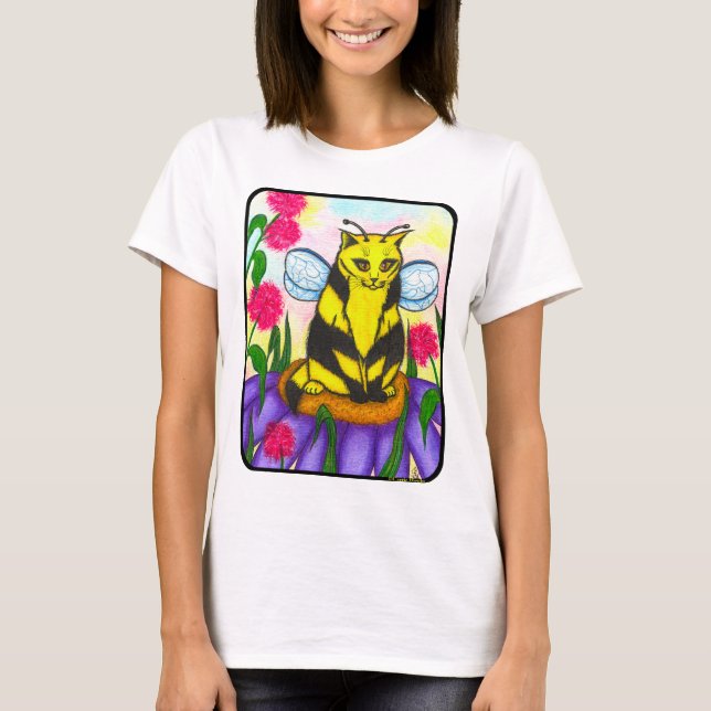 Bumble a camisa feericamente da arte da fantasia (Frente)