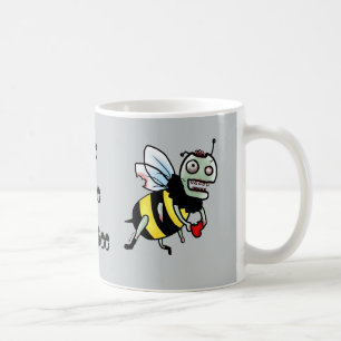 Bumble a caneca engraçada dos desenhos animados do