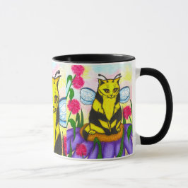 Bumble a caneca feericamente da arte da fantasia