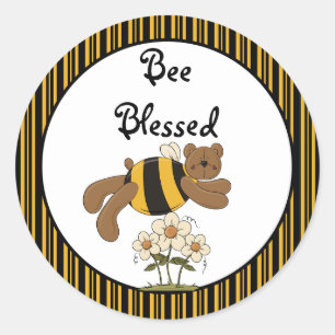 Bumble a etiqueta abençoada ursos