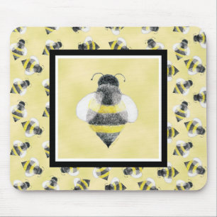 Bumble a ilustração Mousepad da abelha