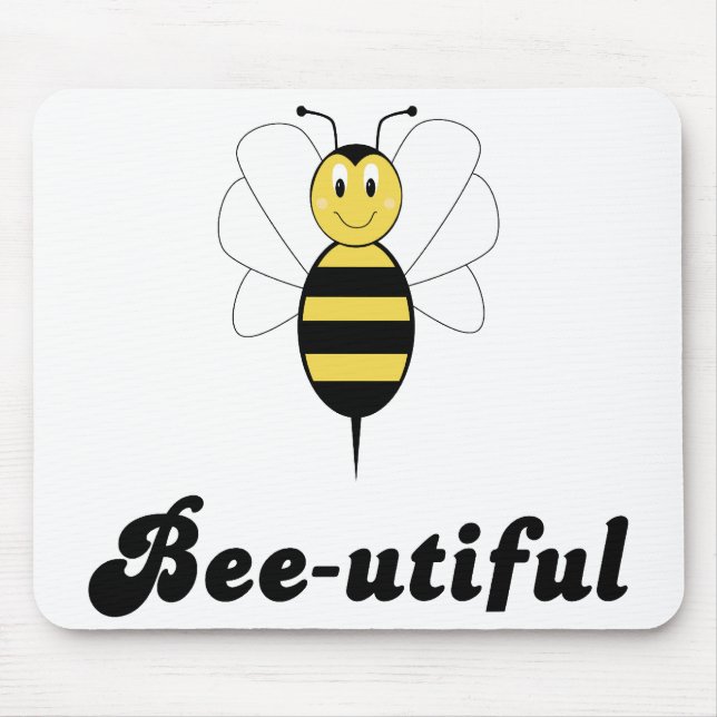 Bumble Bee Bee Utilmente Mousepad (Frente)