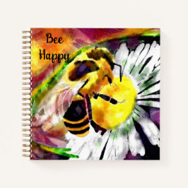 Bumble Bee Happy Notebook Diário