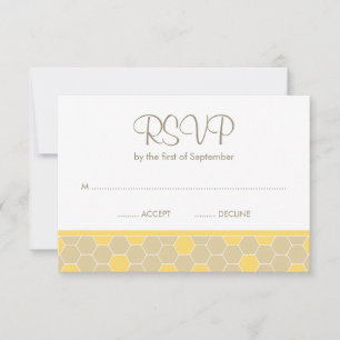 Bumble Bee Honey Chá de fraldas RSVP