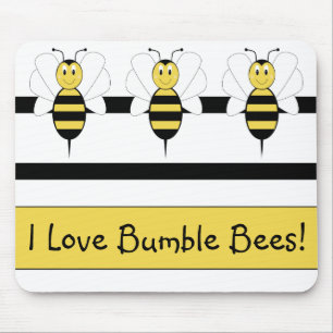 Bumble Bee Mousepad sorridente