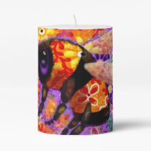 Bumble Bumble Floral Vermelho Amarelo Roxo