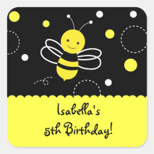 Bumble etiquetas de Stckers do favor de festa de