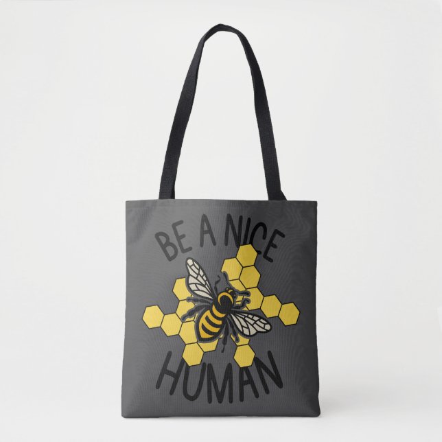 Bumble Tote Bag Amarelo Cheerful: Deli da Natureza (Frente)