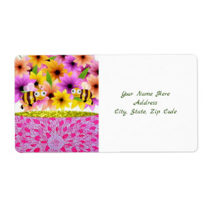 Bumblebee de etiquetas de dia de as mães