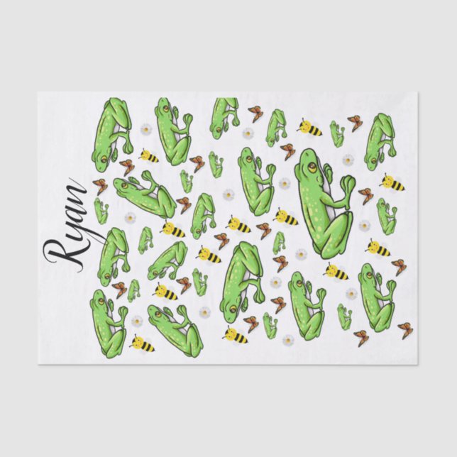 Bumblebee de Sapos de Papel Tecido (Frente )