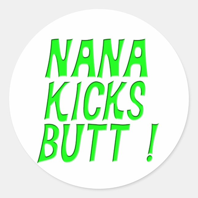 Bumbum Nana Kicks! Adesivo (Frente)