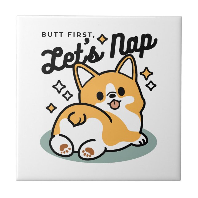 Bumbum Primeiro, Vamos Nap - Bumbum Corgi Cute (Frente)