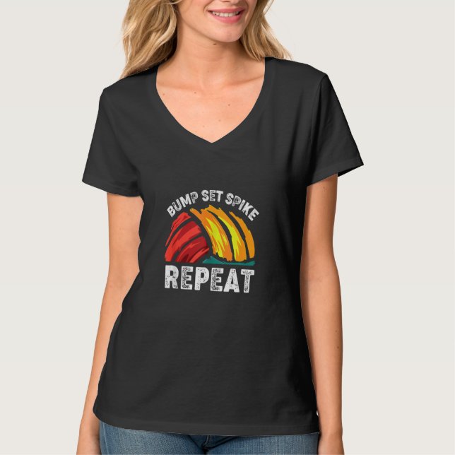 Bump set Spiedot Camisas de Voleibol Amor (Frente)
