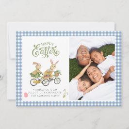 Bunnies De Aquarela, Cartão De Páscoa De Fotografi