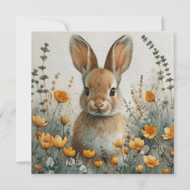 Bunnies Whimsical: Notas alegres 🐇 Digital (Frente)