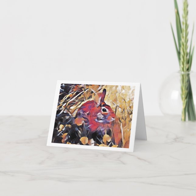 Bunny - Cartão de Saudação (Frente)