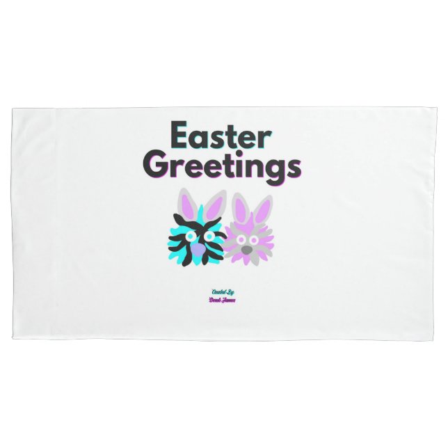 Bunny Felpudos King Size Pillowcase (Frente)