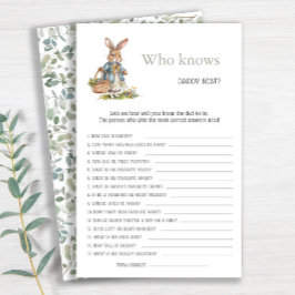 Bunny Greenery que conhece o melhor Chá de fraldas