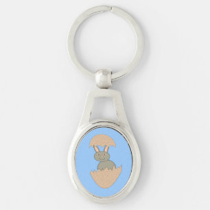 Bunny Hatching de Ovo Chaveiro