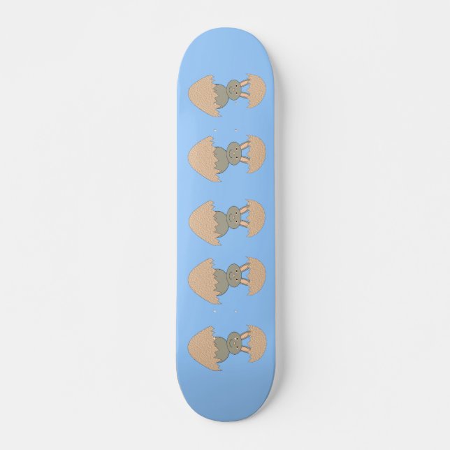 Bunny Hatching de Ovo Skateboard Estranho (Frente)