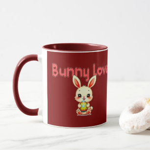 Bunny Love – Cute Easter Bunny Design - caneca