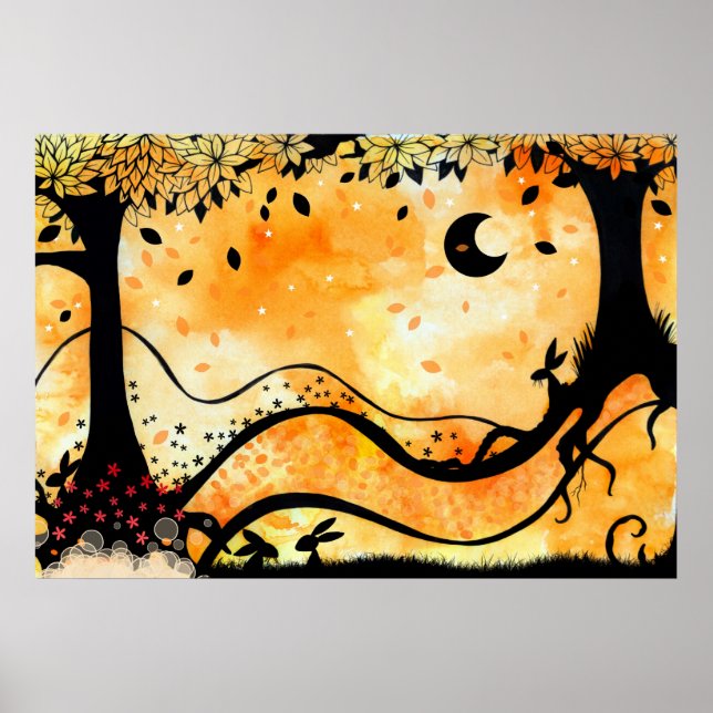 Bunny McGee - poster impressão (Frente)