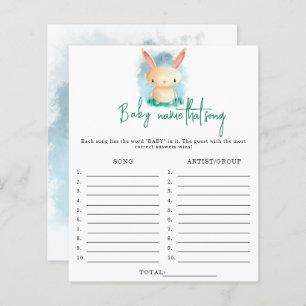 Bunny Name, esse jogo de chá de fraldas de música