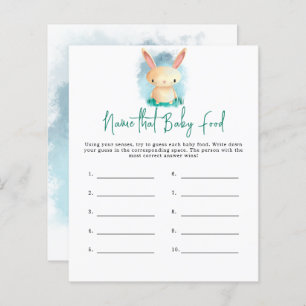 Bunny Name que jogo de chá de Comida para bebês