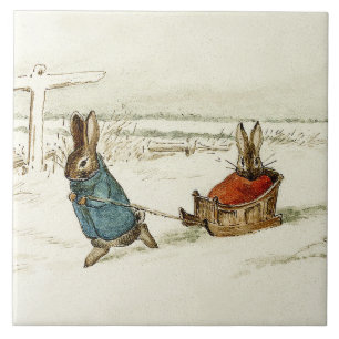 "Bunny Sleigh Ride", por Beatrix Potter