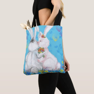 Bunny Tote Bag Hug