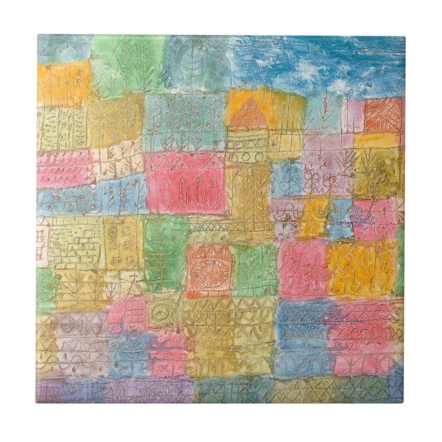 Bunte Landschaft - Paul Klee (Frente)