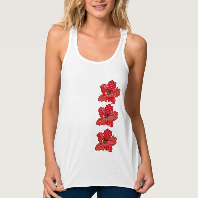 Bunter Mohn Tank Top (Frente)