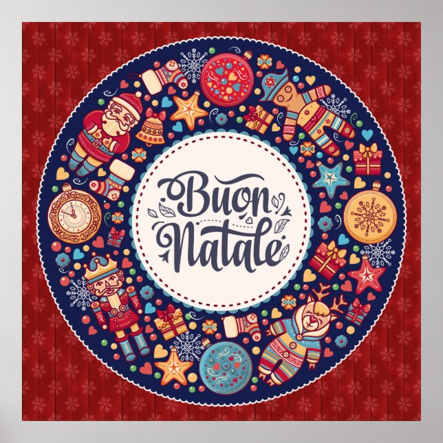 Buon Natale Poster (Frente)