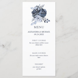 Buquê azul | Menu de Casamento Floral