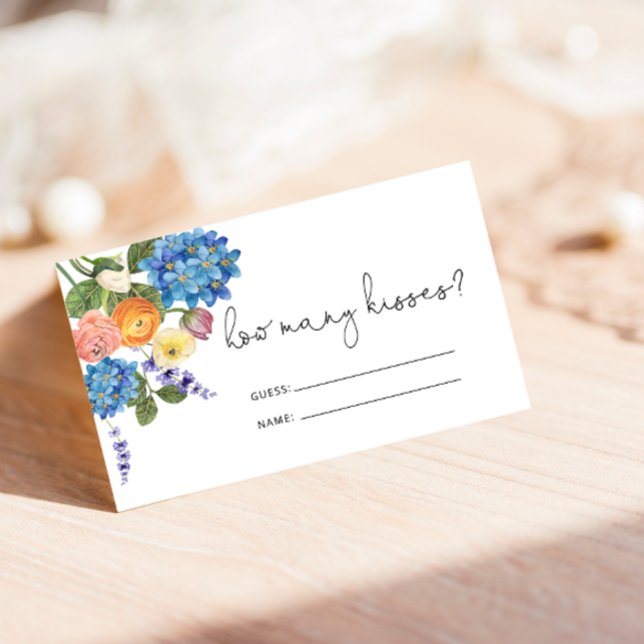 Buquê De Aquarela Adivinha Quantos Cartões De Beij (Criador carregado)