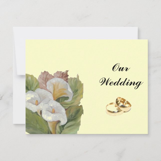 buquê de callas para casamento (Frente)