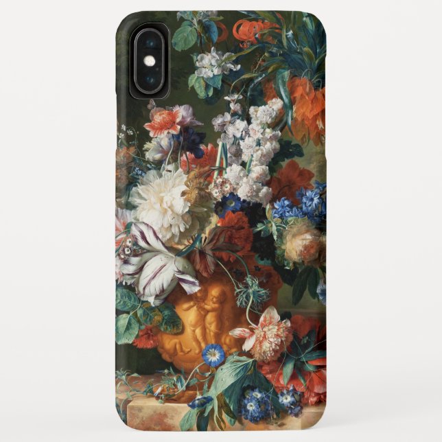 Buquê de capas de telefone de Flores de Van Huysum (Verso)