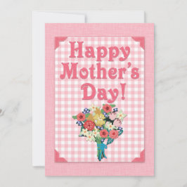 Buquê de estilo feltro por Dia de as mães feliz