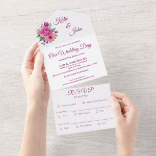 Buquê De Flor Cor-De-Água Rosa-Casamento-