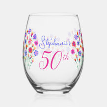 Buquê de Flor de primavera pintado 50º Aniversário