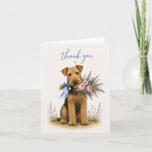 Buquê de Flores Airedale Terrier Agradecimento